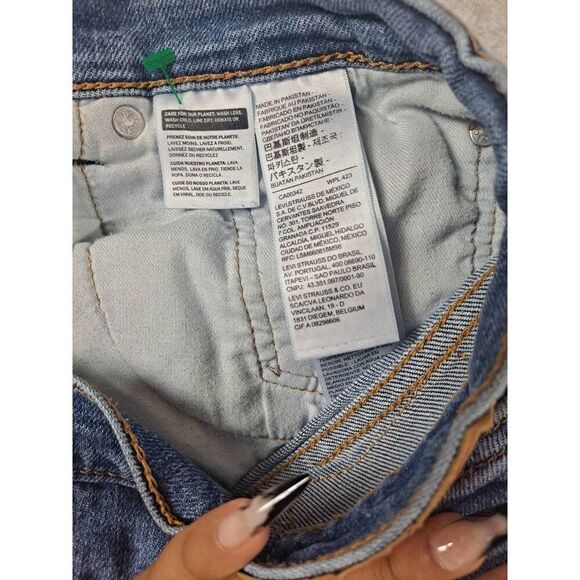 Levi's 505 Straight Leg Jeans 32x28 - Picture 5 of 8